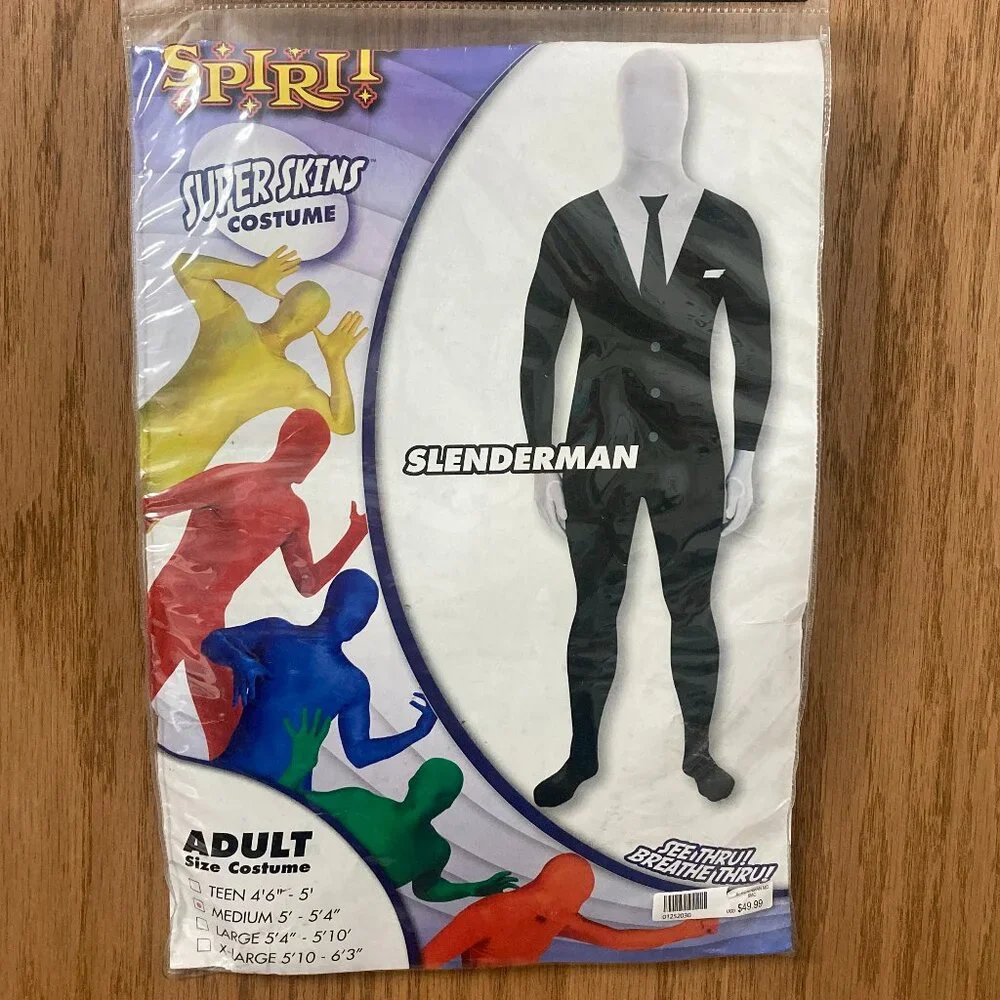 Slenderman Halloween Costume - Adult Medium - Picture 1 of 7